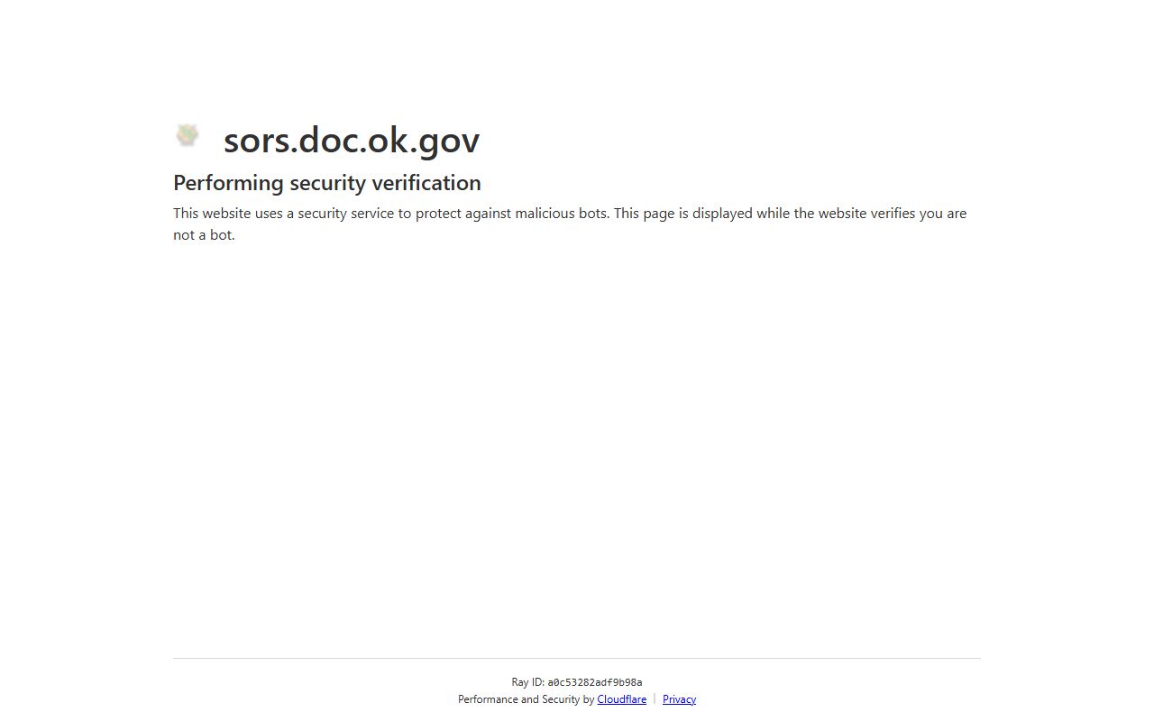 Oklahoma sex offender registry used for Caddo County warrant-related safety lookups